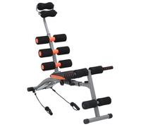 vidaXL Appareil d'exercices abdominaux en L avec cordes élastiques