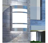 vidaXL Applique Murale Acier Inoxydable Éclairage d'Extérieur Lampe de jardin 42218