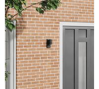 Vidaxl Applique Murale Avec Détecteur De Mouvement Noir Acier Inoxydable Ip44