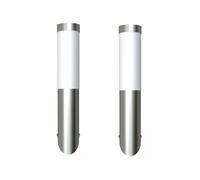Vidaxl Applique Murale D'extérieur 2 Pcs Acier Inoxydable