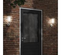 vidaXL Applique murale d'extérieur argenté acier inoxydable, éclairage mural d'extérieur, lampe murale de jardin, applique 4006244