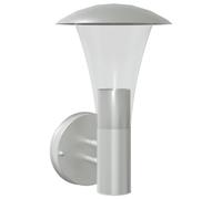 vidaXL Applique murale d'extérieur argenté acier inoxydable, éclairage mural d'extérieur, lampe murale de jardin, applique murale de patio