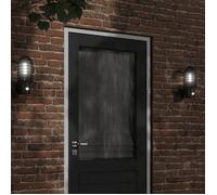 Vidaxl Applique Murale D'extérieur Avec Capteur Noir Acier Inoxydable Noir