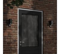 Vidaxl Applique Murale D'extérieur Avec Capteurs Noir Noir
