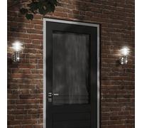 Vidaxl Applique Murale D'extérieur Et Capteur Argenté Acier Inoxydable Multicolore