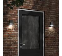 Vidaxl Applique Murale D'extérieur Noir Acier Inoxydable