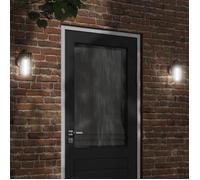 vidaXL Applique murale d'extérieur noir acier inoxydable, éclairage mural d'extérieur, lampe murale de jardin, applique 4006258