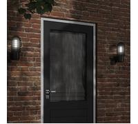 vidaXL Applique murale d'extérieur noir acier inoxydable, éclairage mural d'extérieur, lampe murale de jardin, applique 4006252