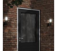Vidaxl Applique Murale D'extérieur Noir Acier Inoxydable Noir