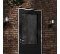 vidaXL Applique murale d'extérieur noir acier inoxydable, éclairage mural d'extérieur, lampe murale de jardin, applique 4006252