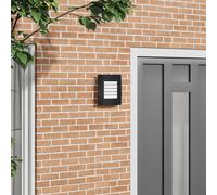 Vidaxl Applique Murale Extérieure 2 Pcs Acier Inoxydable Noir Ip44