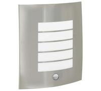Applique murale extérieure avec capteur 2 pcs Argent Acier inoxydable IP44