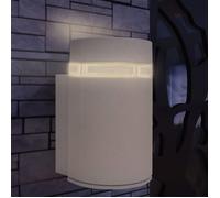 vidaXL Applique Murale Extérieure Demi-cylindrique Lampe Jardin Allée Porche 42233