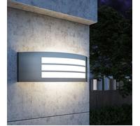 vidaXL Applique Murale Extérieure en Acier Lampe Eclairage de Jardin Allée 42220