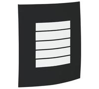 vidaXL Applique Murale Extérieure Noir 23.5 x 9 x 26 cm, Applique murale moderne, éclairage extérieur, design rectangulaire, compatibilité avec ampoule E27