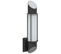 vidaXL Applique murale extérieure noir acier inoxydable