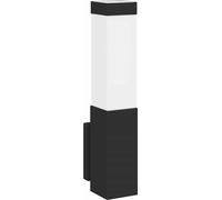 vidaXL Applique murale extérieure noire 10.5 x 6 x 35 cm acier inoxydable