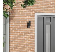 Vidaxl Applique Murale Extérieure Noire Acier Inoxydable Ip44
