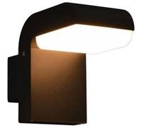 Vidaxl Applique Murale Led D'extérieur 9 W Noir Ovale