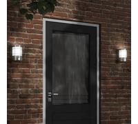 Vidaxl Appliques Murales D'extérieur Et Capteurs 2pcs Acier Inoxydable Multicolore