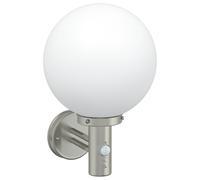 Vidaxl Appliques Murales Extérieure Avec Détecteur 2 Pcs En Acier Inoxydable Argent Ip44