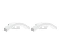 Vidaxl Appliques Murales Led D'extérieur Avec Capteurs 2 Pcs Blanc Blanc