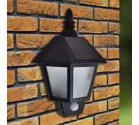 vidaXL 2x Appliques Murales Solaires avec Capteur de Mouvement Eclairage Lumière de Jardin Terrasse Patio Cour Balcon Chemin 277124