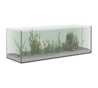 Aquarium en verre - vidaXL - 60x20x20 cm - Blanc - Rectangulaire - Utilisation intérieure et extérieure - Bords doux