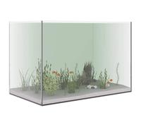 Aquarium en verre rectangulaire - vidaXL - 60x35x40 cm - Blanc - Verre robuste - Bords lisses - Sans couture