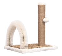 vidaXL Arbre à chat avec arche de soin du pelage et colonne à griffer
