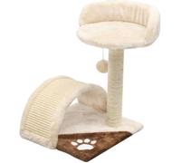 vidaXL Arbre à chat avec griffoir en sisal 40 cm Beige et Marron