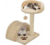 vidaXL Arbre à chat avec griffoir en sisal 40 cm Beige et Marron Beige G