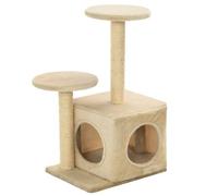 Vidaxl Arbre À Chat Avec Griffoir En Sisal 60 Cm Beige