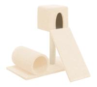 Vidaxl Arbre À Chat Avec Griffoir En Sisal Crème 59 Cm