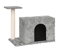 Vidaxl Arbre À Chat Avec Griffoir En Sisal Gris Clair 51 Cm