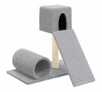 Vidaxl Arbre À Chat Avec Griffoir En Sisal Gris Clair 59 Cm