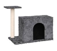 Vidaxl Arbre À Chat Avec Griffoir En Sisal Gris Foncé 51 Cm