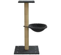 Vidaxl Arbre À Chat Avec Griffoir En Sisal Gris Foncé 74 Cm