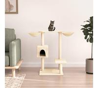 Vidaxl Arbre À Chat Avec Griffoirs Crème 82 Cm