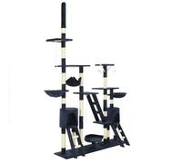 Vidaxl Arbre À Chat Avec Griffoirs En Sisal 230-250 Cm Bleu