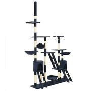 Vidaxl Arbre À Chat Avec Griffoirs En Sisal 230-250 Cm Bleu