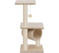 vidaXL Arbre à chat avec griffoirs en sisal 65 cm Beige