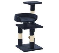 Vidaxl Arbre À Chat Avec Griffoirs En Sisal 65 Cm Bleu