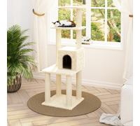 Vidaxl Arbre À Chat Avec Griffoirs En Sisal Crème 105 Cm