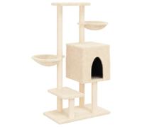Vidaxl Arbre À Chat Avec Griffoirs En Sisal Crème 117 Cm