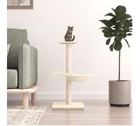vidaXL Arbre à chat avec griffoirs en sisal crème 72 cm 171768