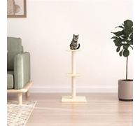 vidaXL Arbre à chat avec griffoirs en sisal crème 73 cm 172034 Vert G