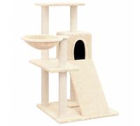 Vidaxl Arbre À Chat Avec Griffoirs En Sisal Crème 82 Cm