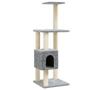 Vidaxl Arbre À Chat Avec Griffoirs En Sisal Gris Clair 104 Cm