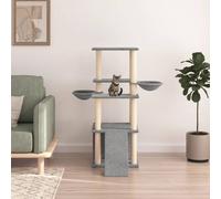 Vidaxl Arbre À Chat Avec Griffoirs En Sisal Gris Clair 133 Cm Gris